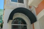 Hoover Canvas Half Round Entrance Awning Palm Beach Florida