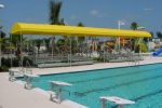 Hoover Canvas Half Round Pool Bleacher Awning West Palm Beach Florida